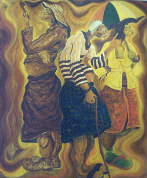 Two Man and One Lady